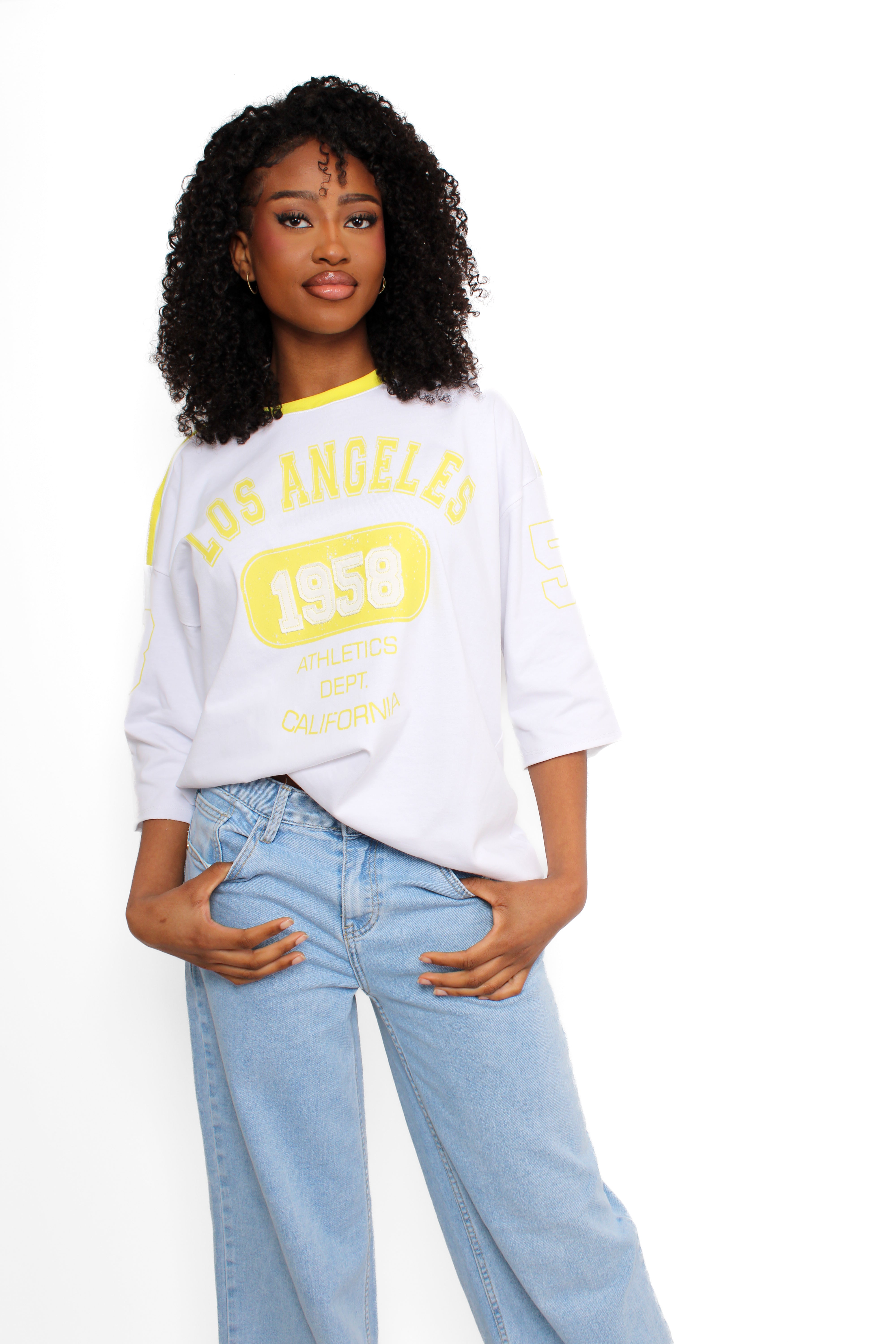 LOS ANGELES TEE - YELLOW