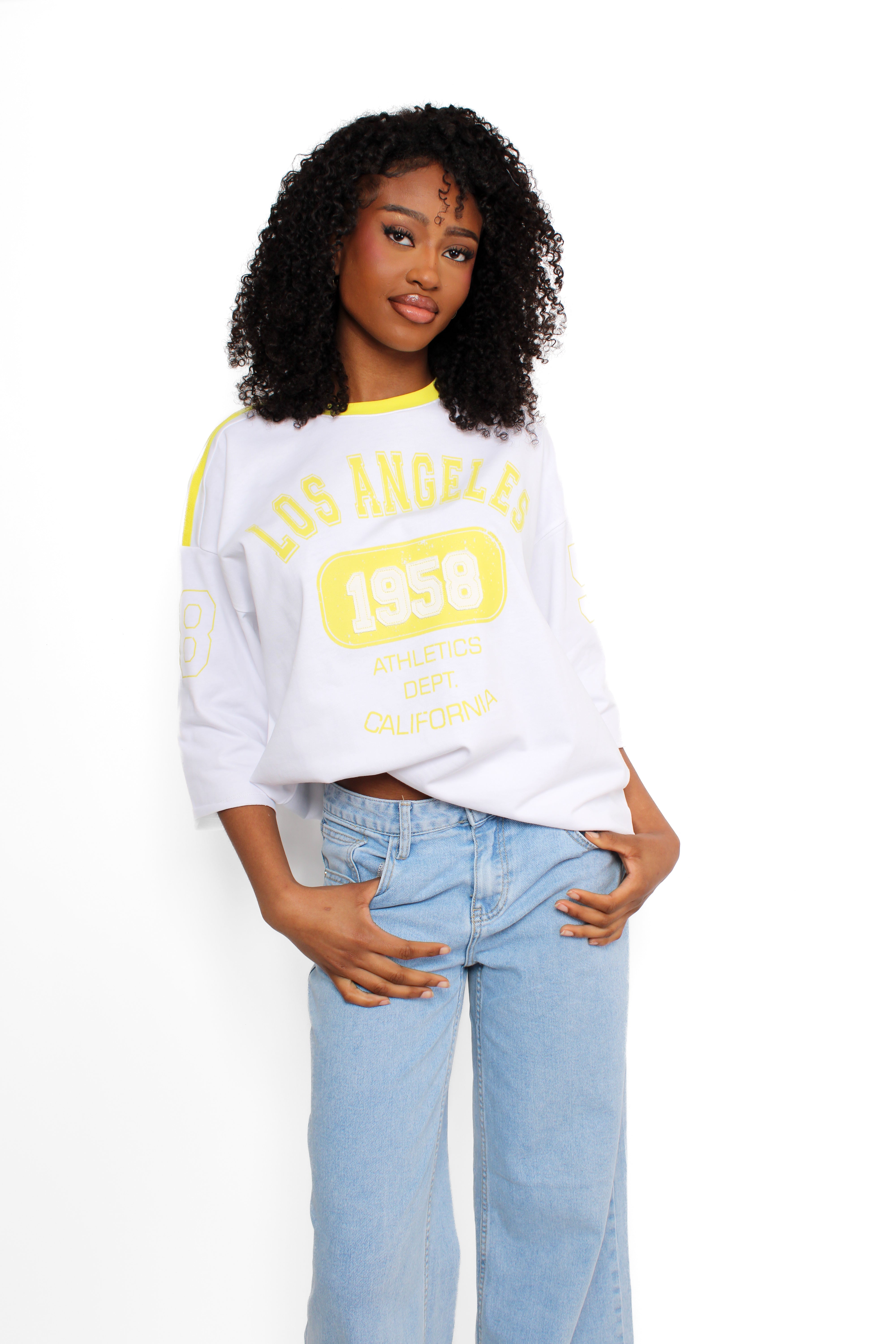 LOS ANGELES TEE - YELLOW