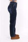 WIDE LEG JEANS 5362-1 - DARK DENIM