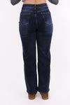 WIDE LEG JEANS 5362-1 - DARK DENIM