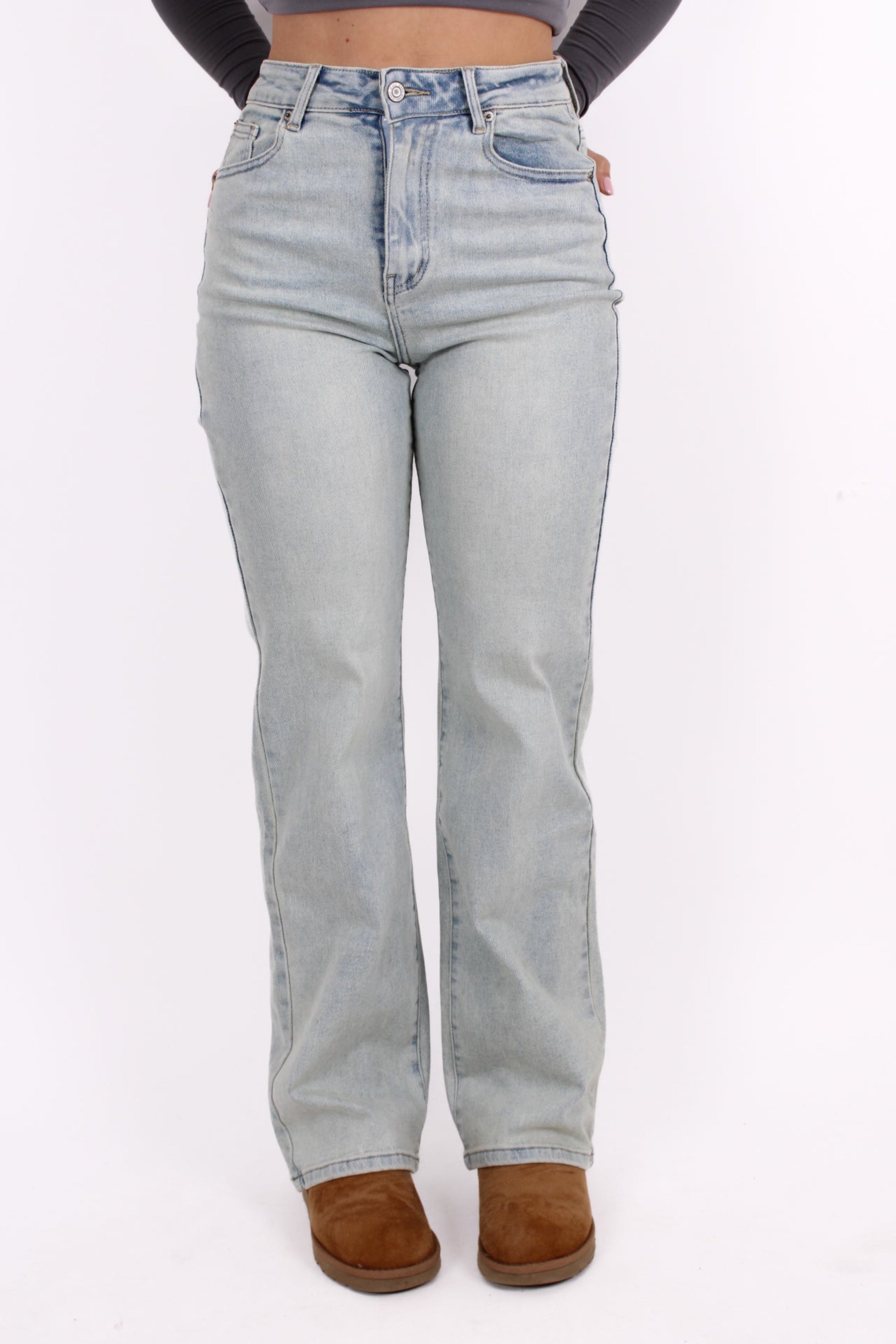 WIDE LEG JEANS 3322-5 - LIGHT DENIM
