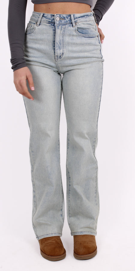 WIDE LEG JEANS 3322-5 - LIGHT DENIM