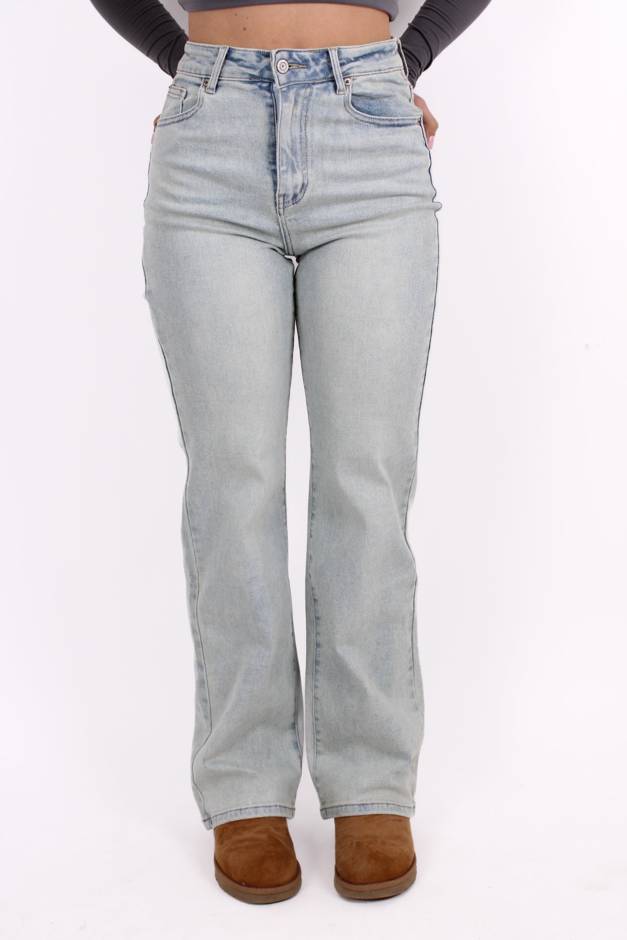 WIDE LEG JEANS 3322-5 - LIGHT DENIM