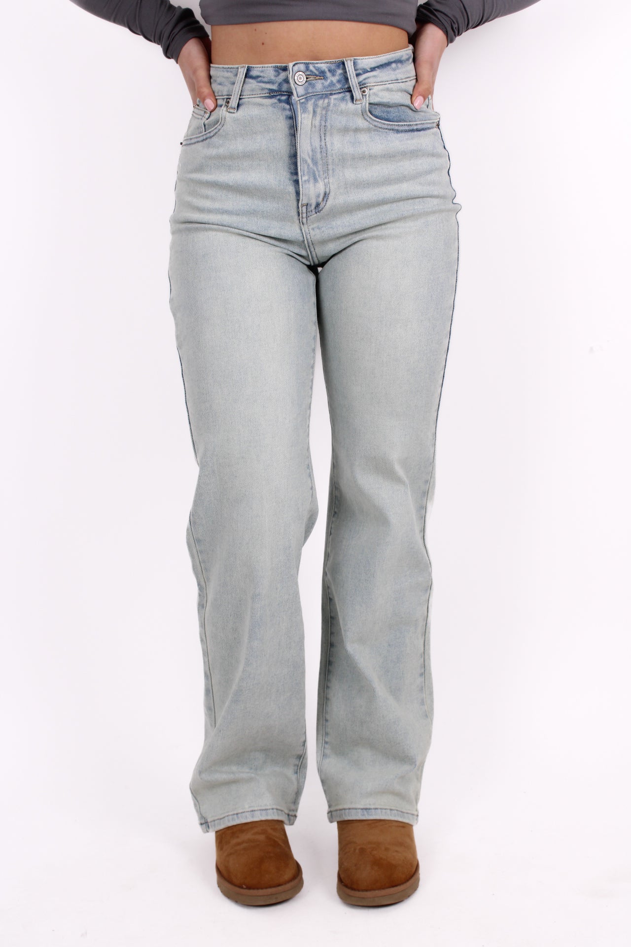 WIDE LEG JEANS 3322-5 - LIGHT DENIM