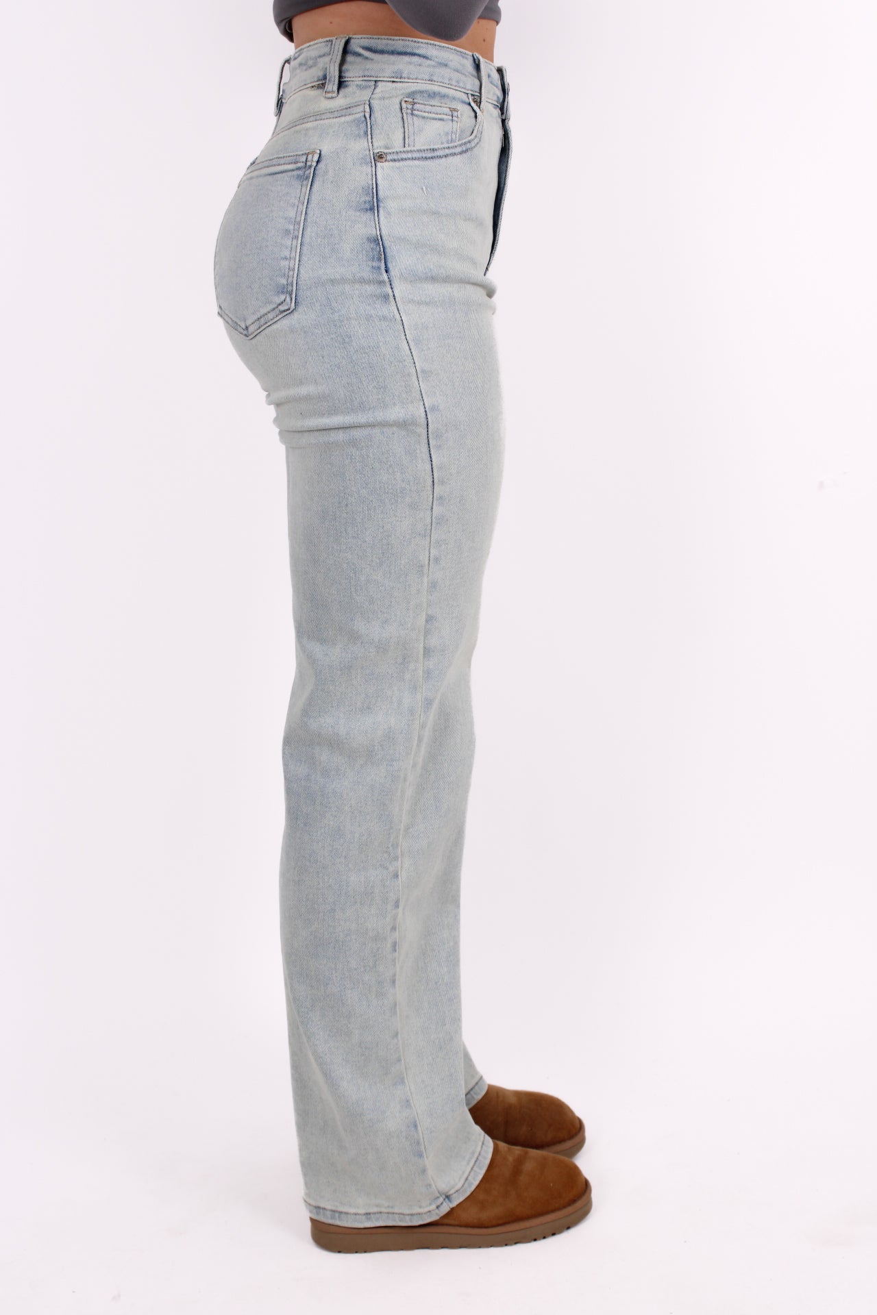 WIDE LEG JEANS 3322-5 - LIGHT DENIM