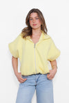 ZIPPER SLEEVELESS HOODIE