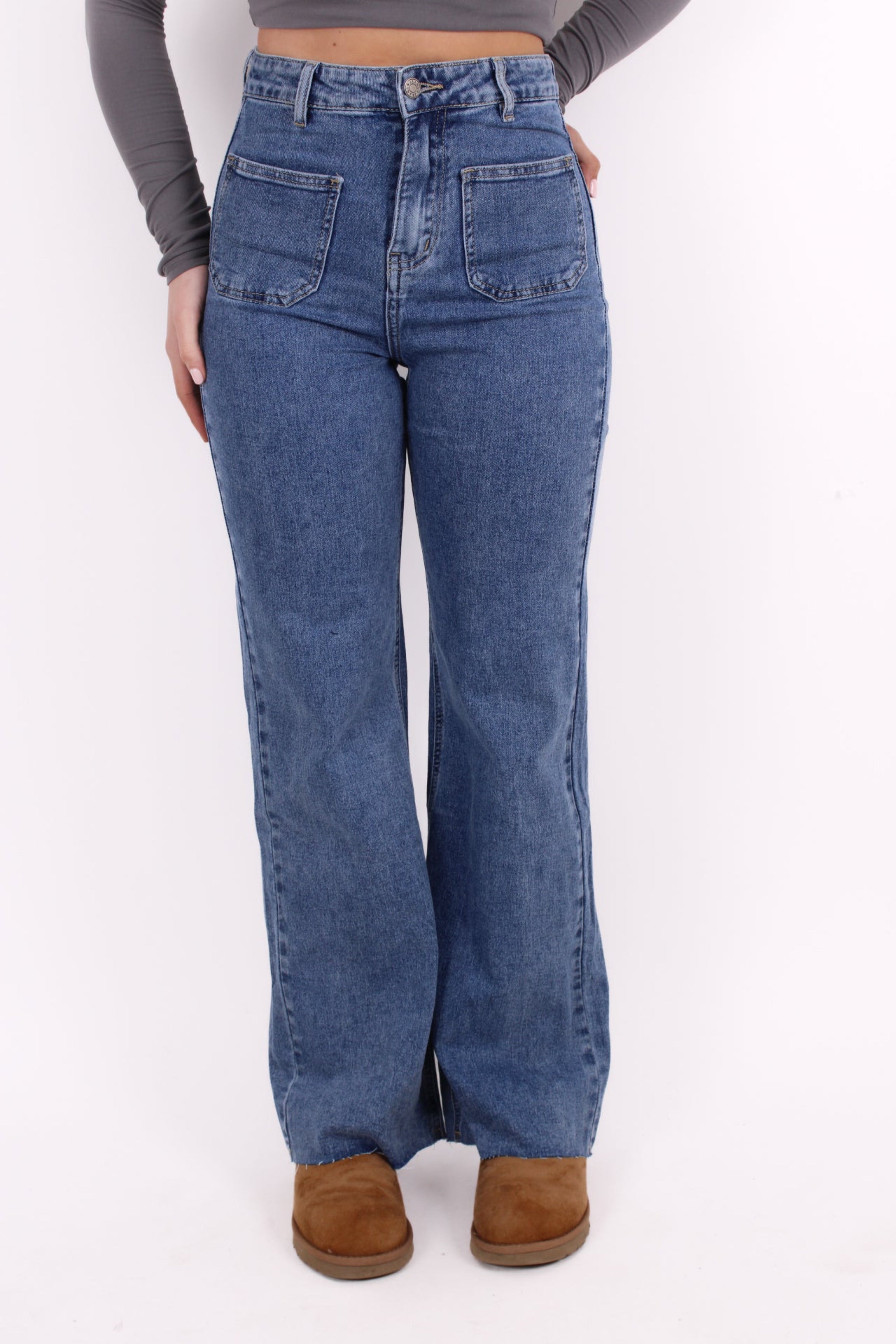 WIDE LEG JEANS 9093-1 - DENIM