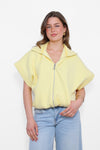 ZIPPER SLEEVELESS HOODIE