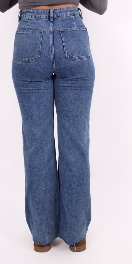 WIDE LEG JEANS 9093-1 - DENIM