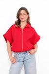 ZIPPER SLEEVELESS HOODIE