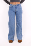 MID WAIST WIDE LEG JEANS 2972 - DENIM