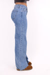 MID WAIST WIDE LEG JEANS 2972 - DENIM