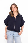 ZIPPER SLEEVELESS HOODIE