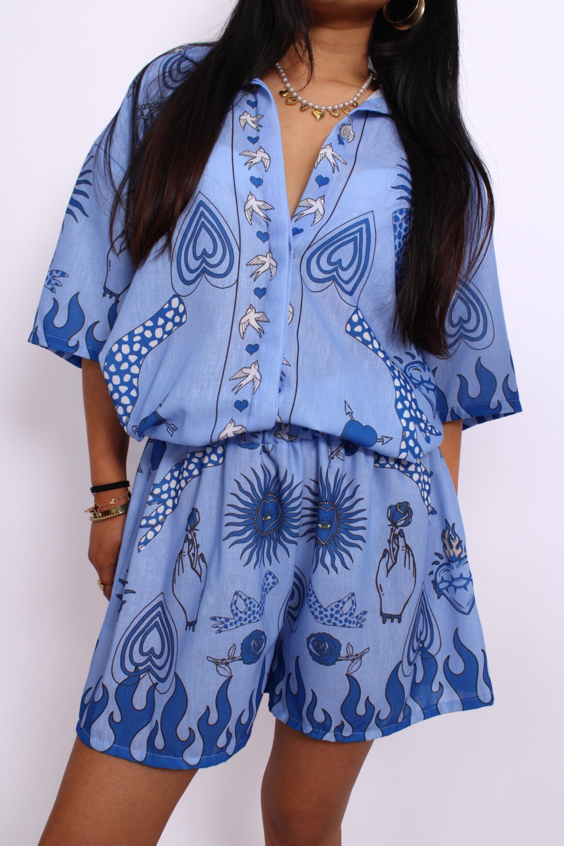 FLEUR SET - BLUE