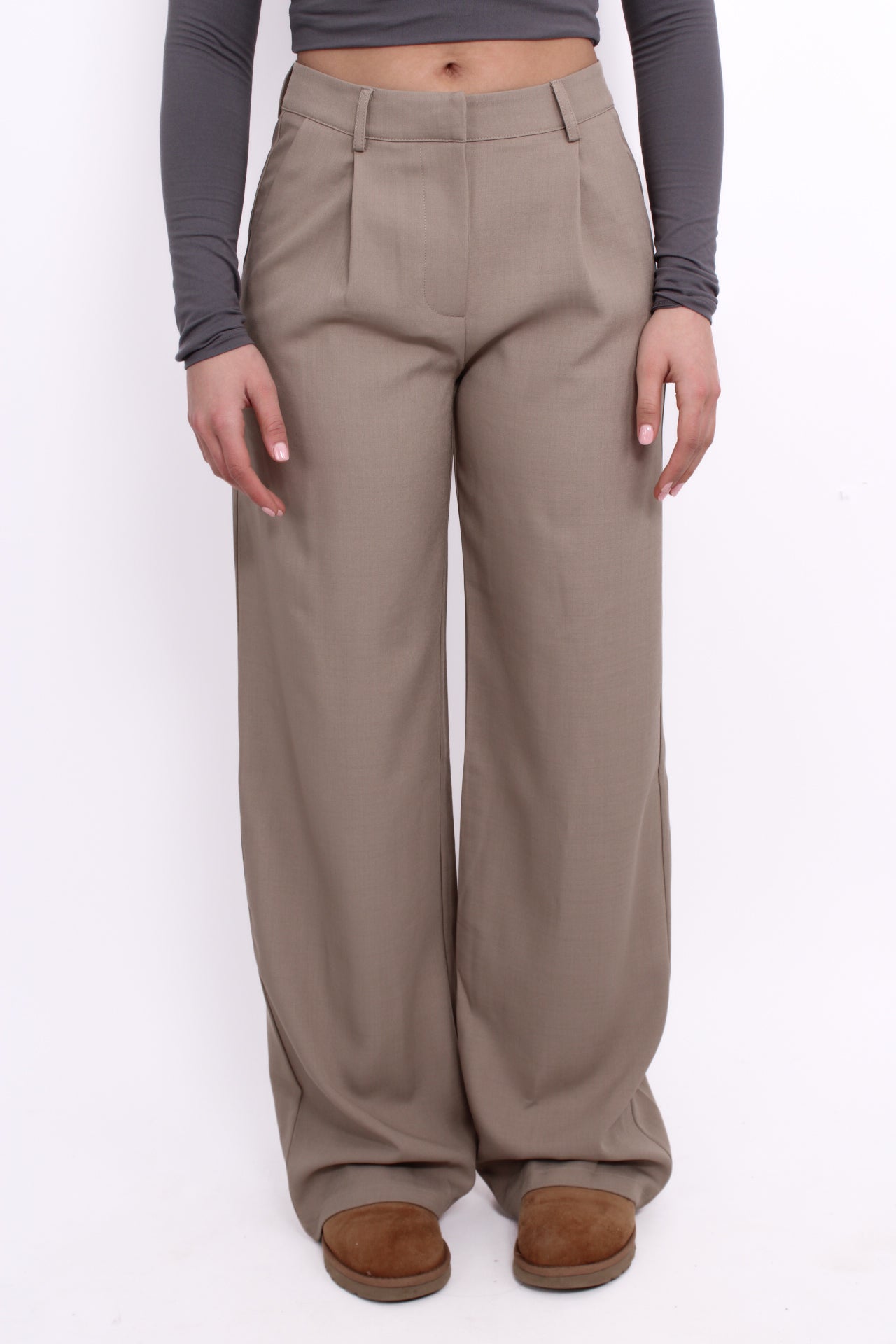 WIDE LEG TROUSER 19582 - OAT