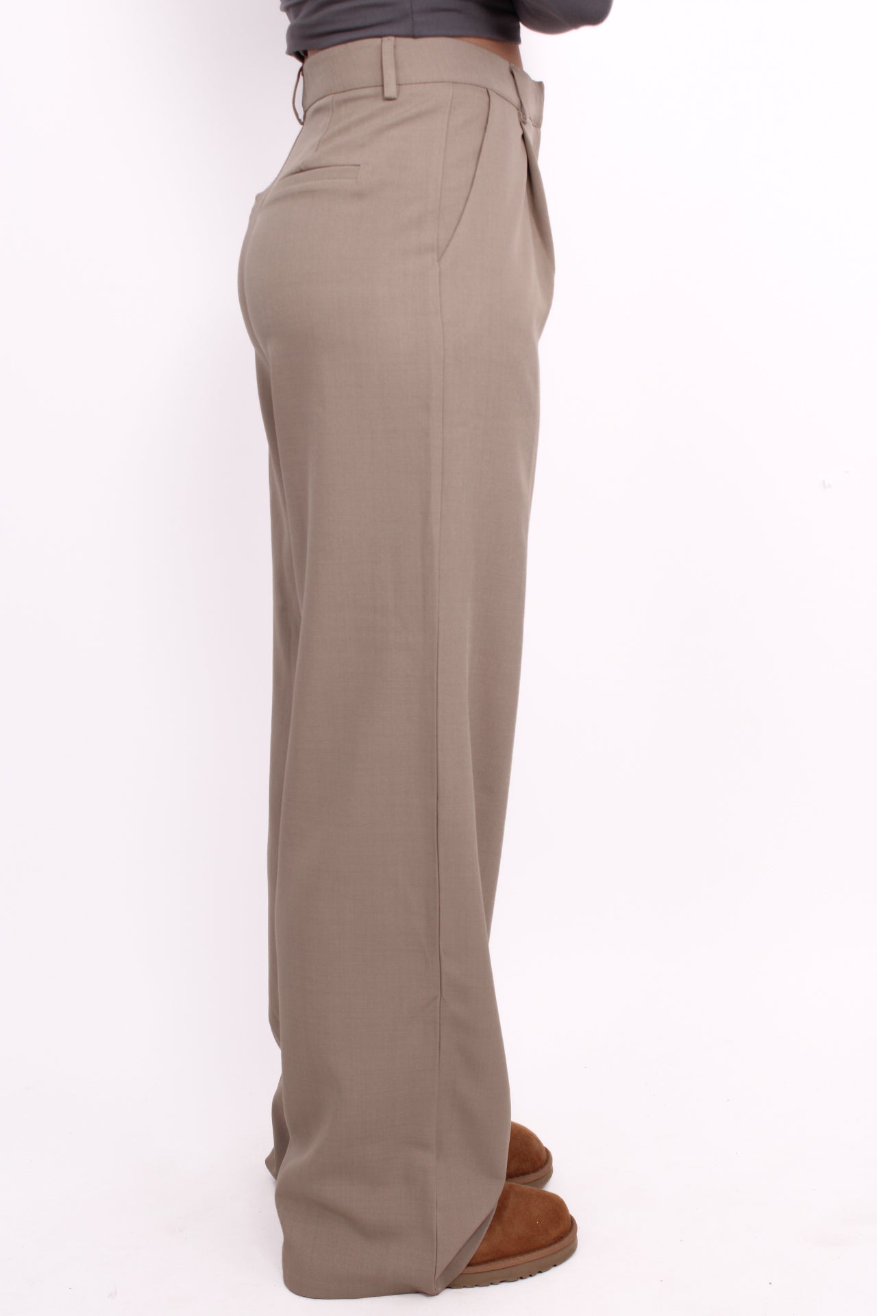 WIDE LEG TROUSER 19582 - OAT