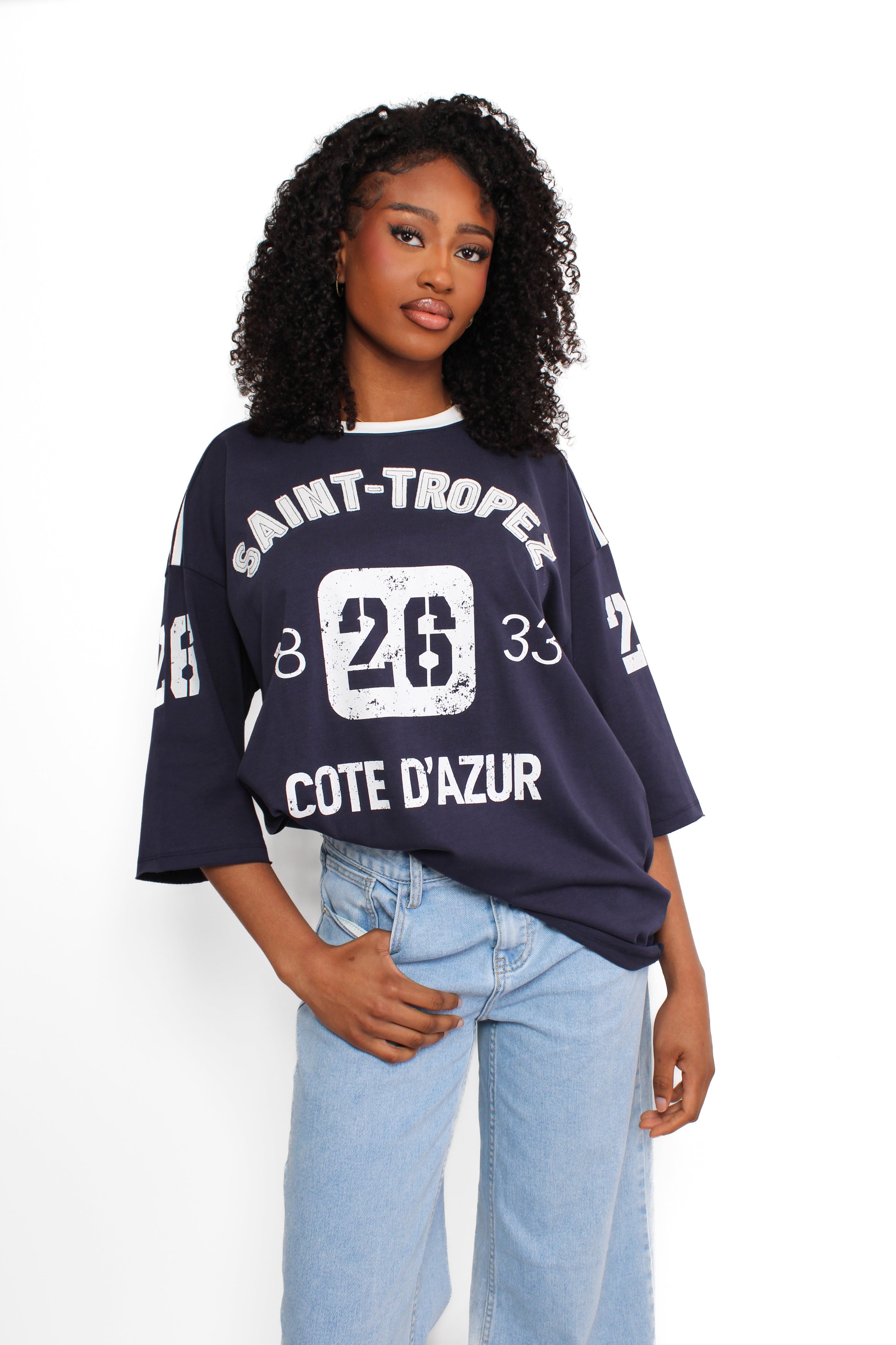SAINT TROPEZ TEE - NAVY