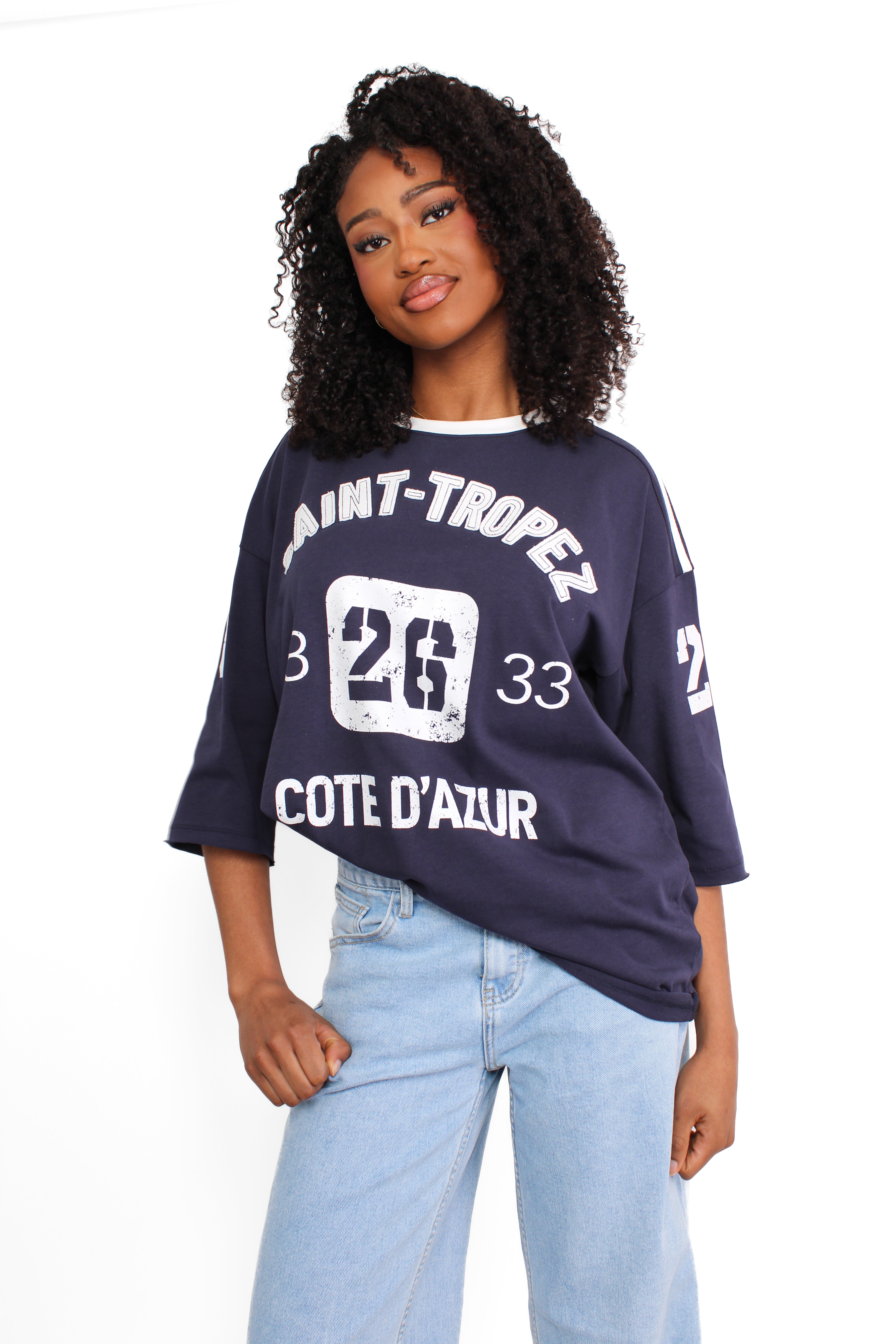 SAINT TROPEZ TEE - NAVY