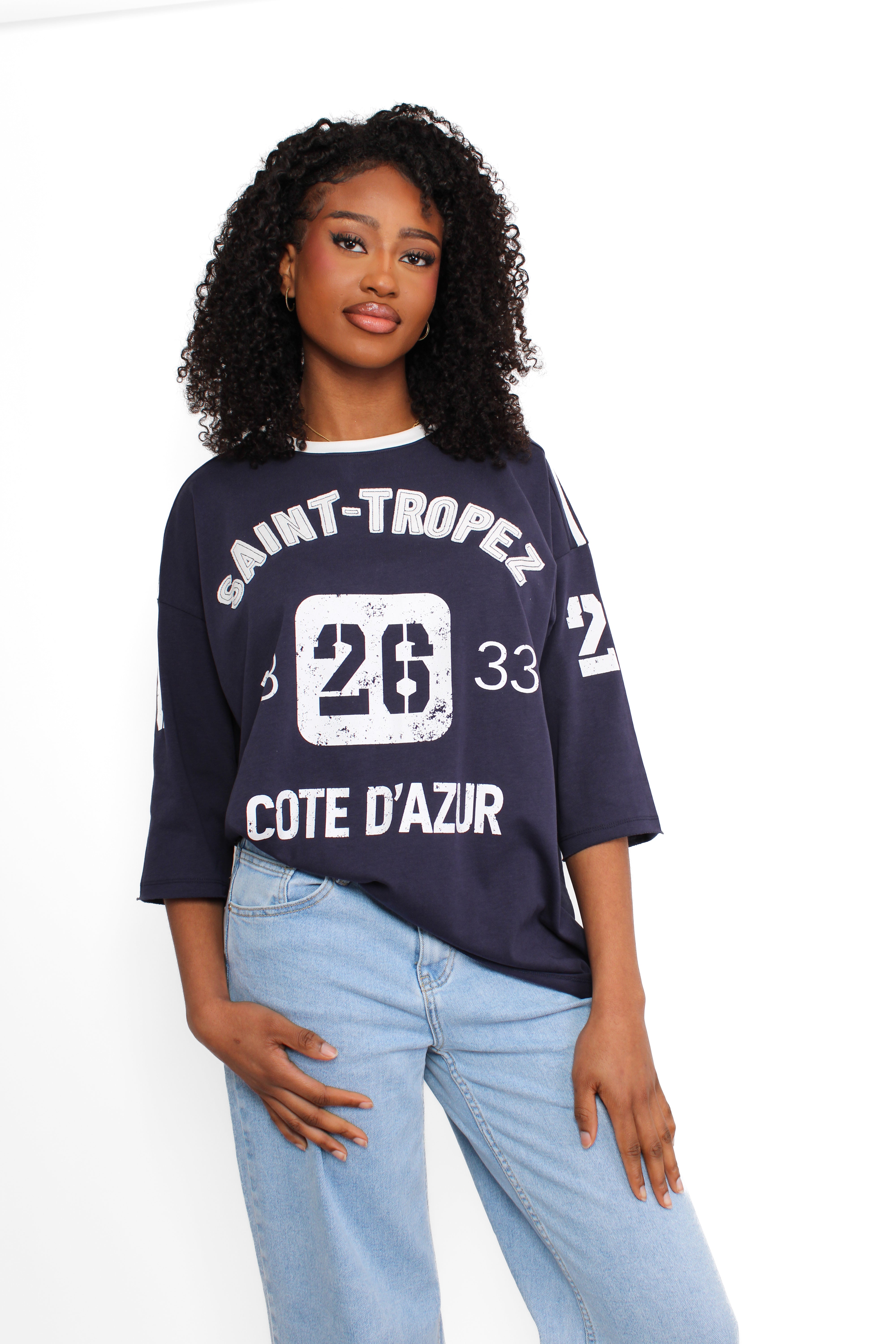 SAINT TROPEZ TEE - NAVY