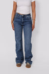 ''EXTRA TALL'' WIDE LEG JEANS 3806-2 - DARK DENIM