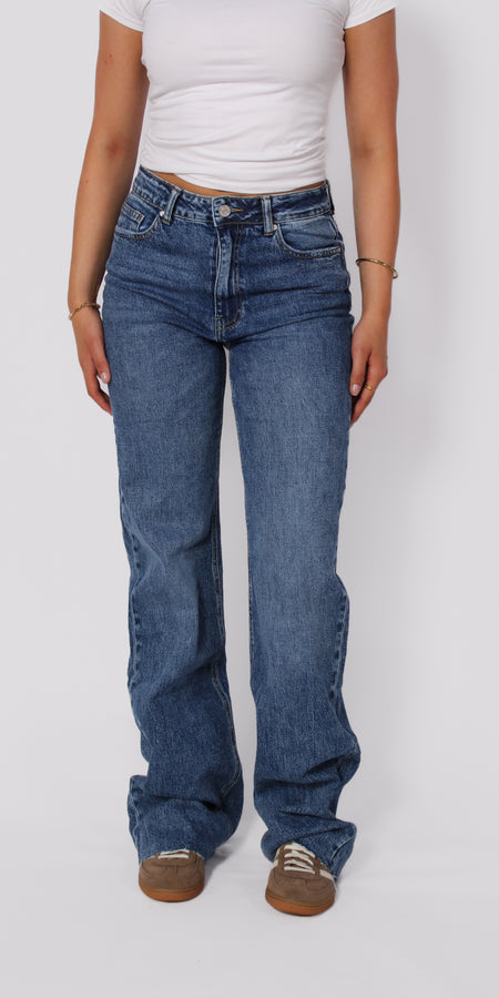 ''EXTRA TALL'' WIDE LEG JEANS 3806-2 - DARK DENIM