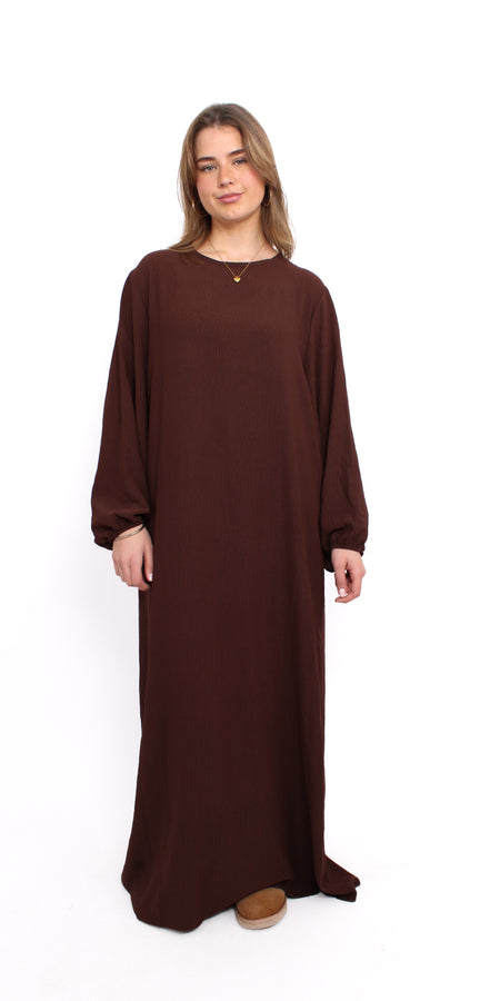 BASIC ABAYA - BROWN