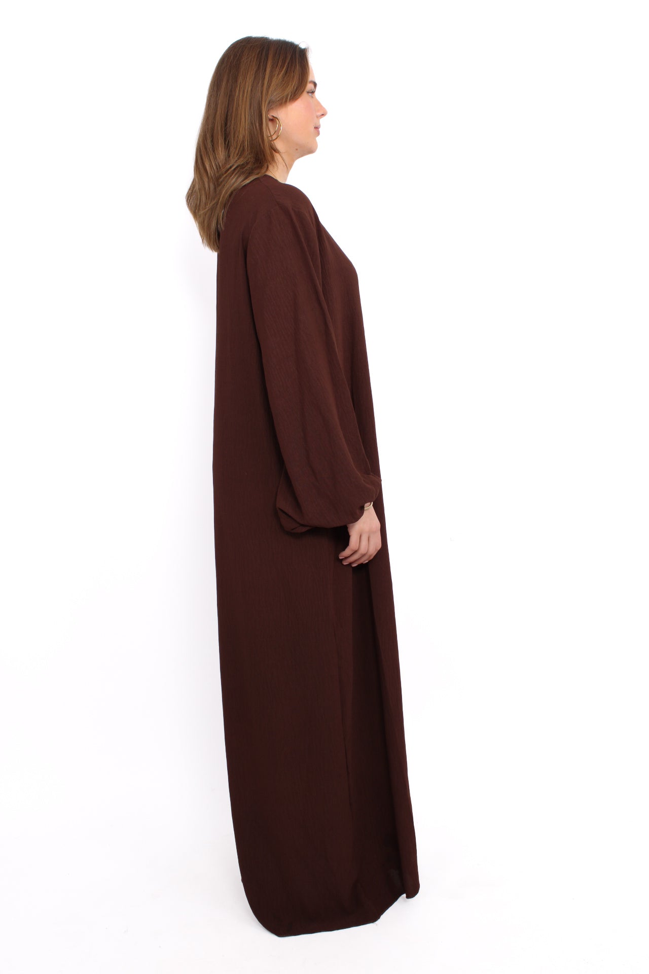 BASIC ABAYA - BROWN