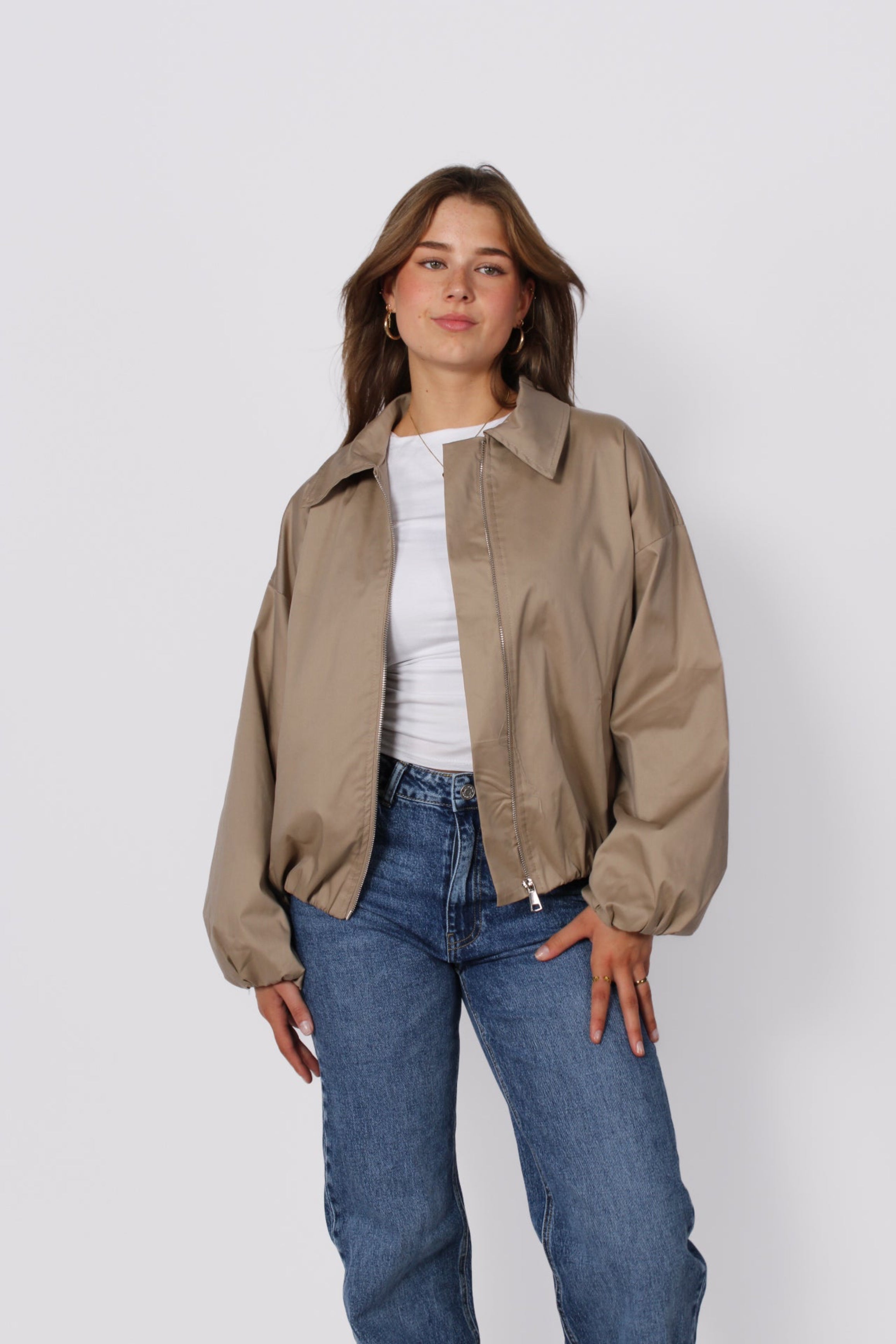 Harper Jacket - Taupe