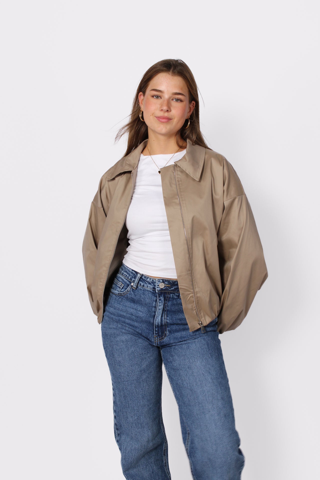 Harper Jacket - Taupe