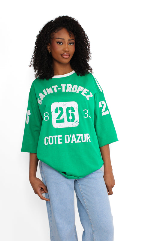 SAINT TROPEZ TEE - GREEN