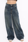 BAGGY JEANS 3003 - MID DENIM VINTAGE WASH