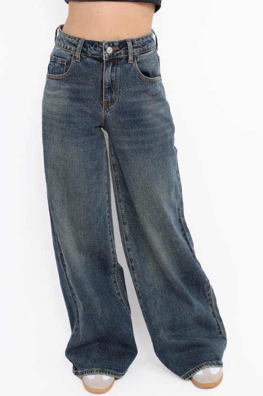 BAGGY JEANS 3003 - MID DENIM VINTAGE WASH