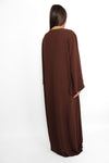 ''TALL'' BASIC ABAYA - BROWN