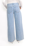 WIDE LEG JEANS MID WAIST 3009 - DENIM