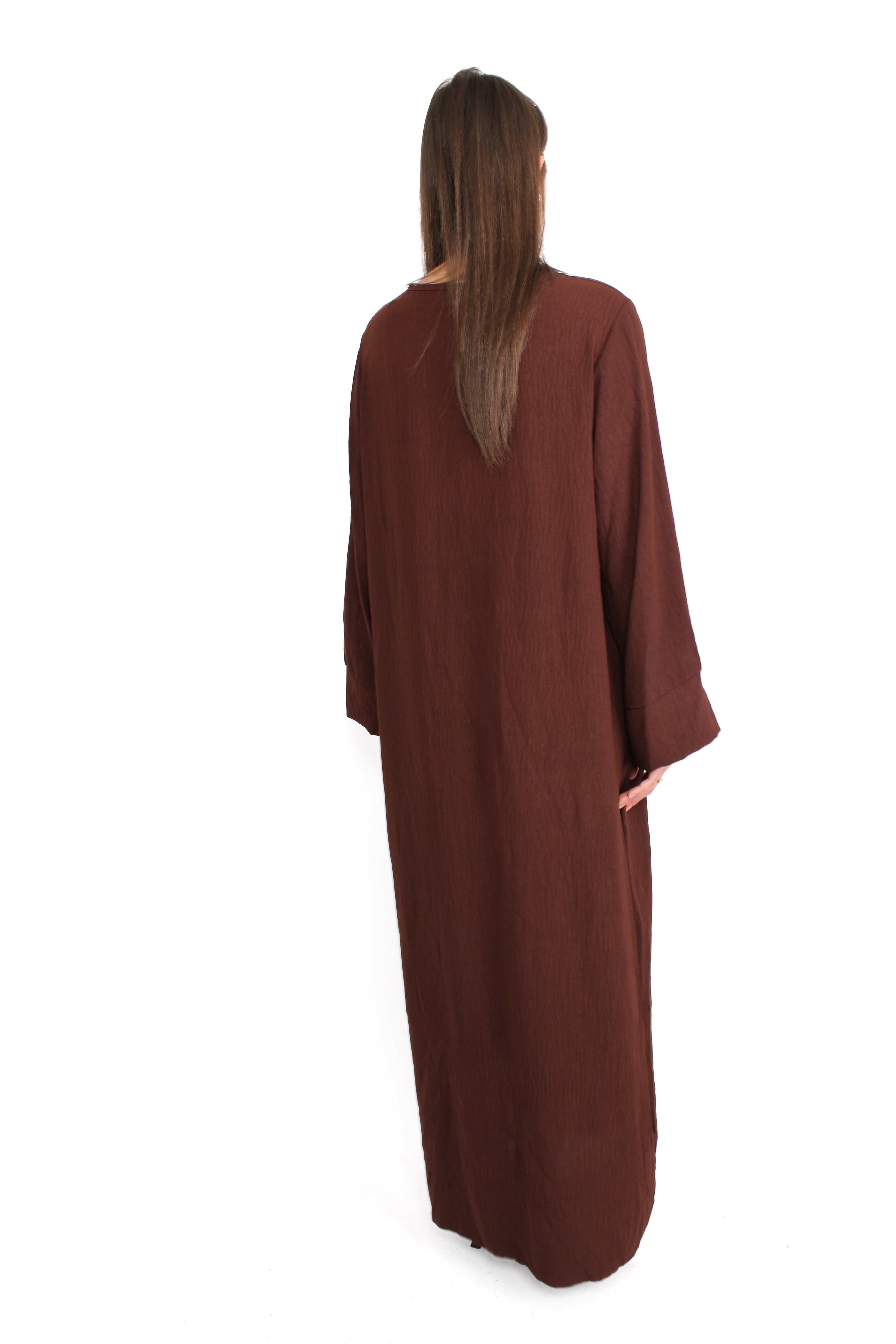 MERVE DRESS - BROWN