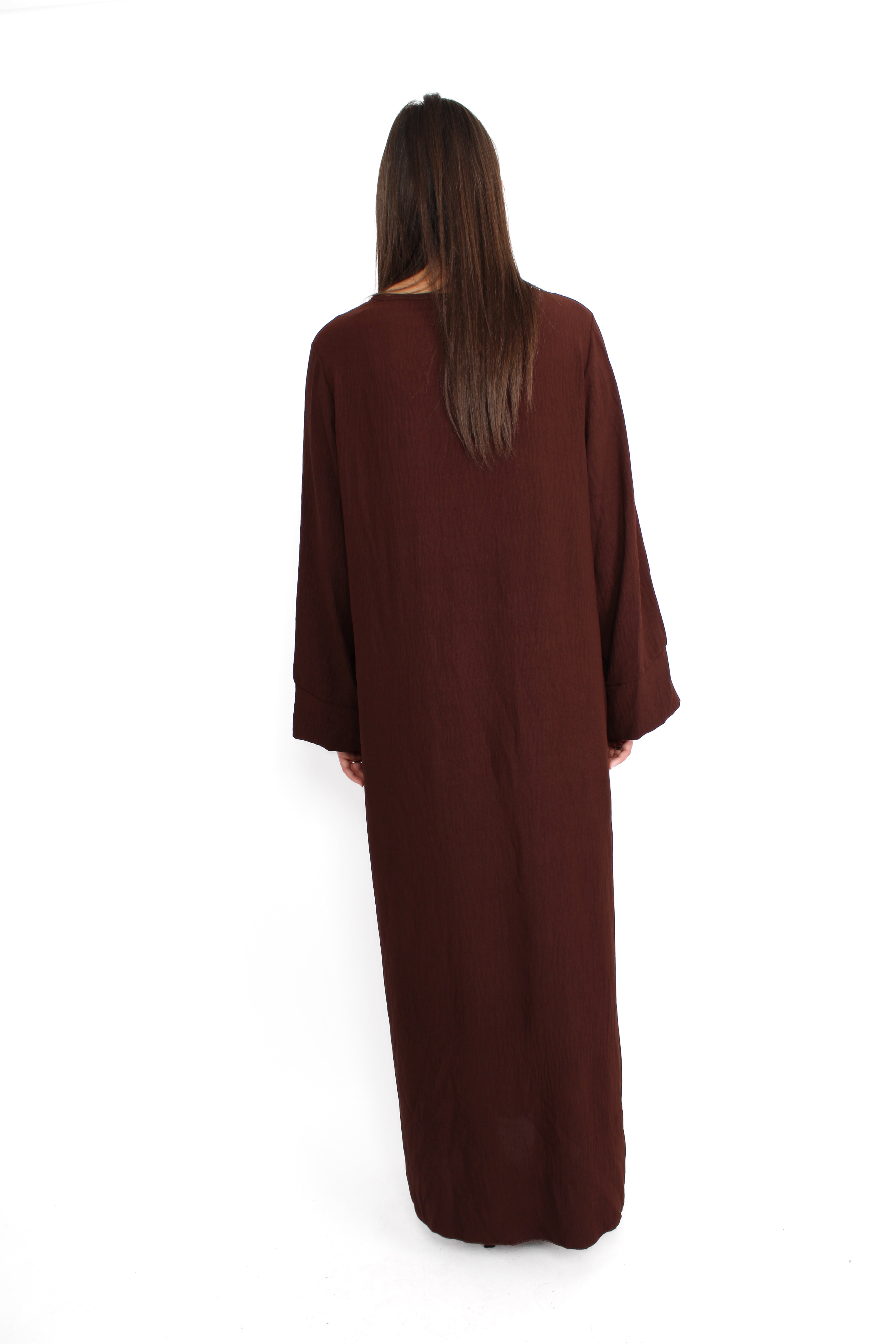MERVE DRESS - BROWN