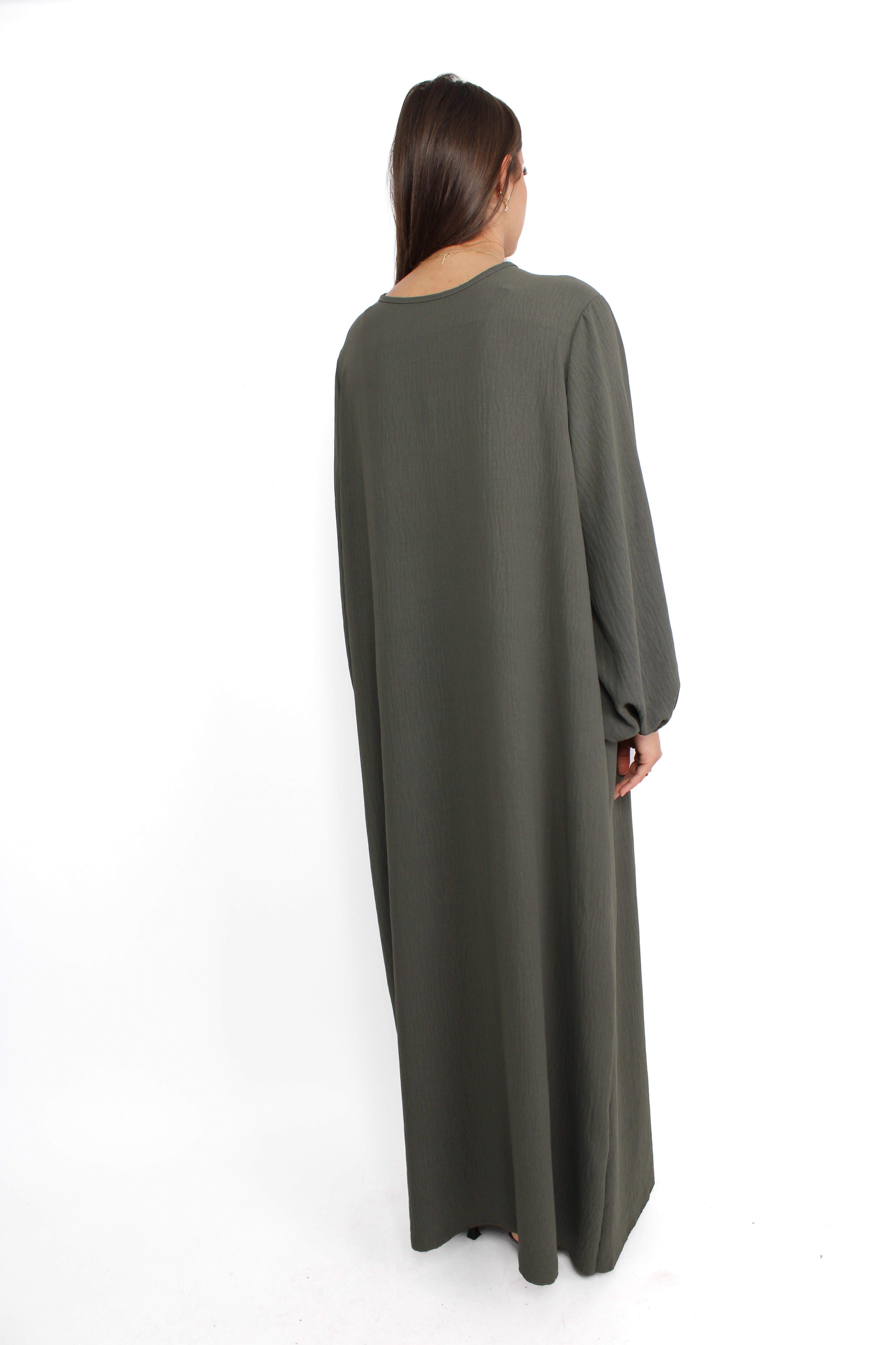 BASIC ABAYA - ARMY GREEN