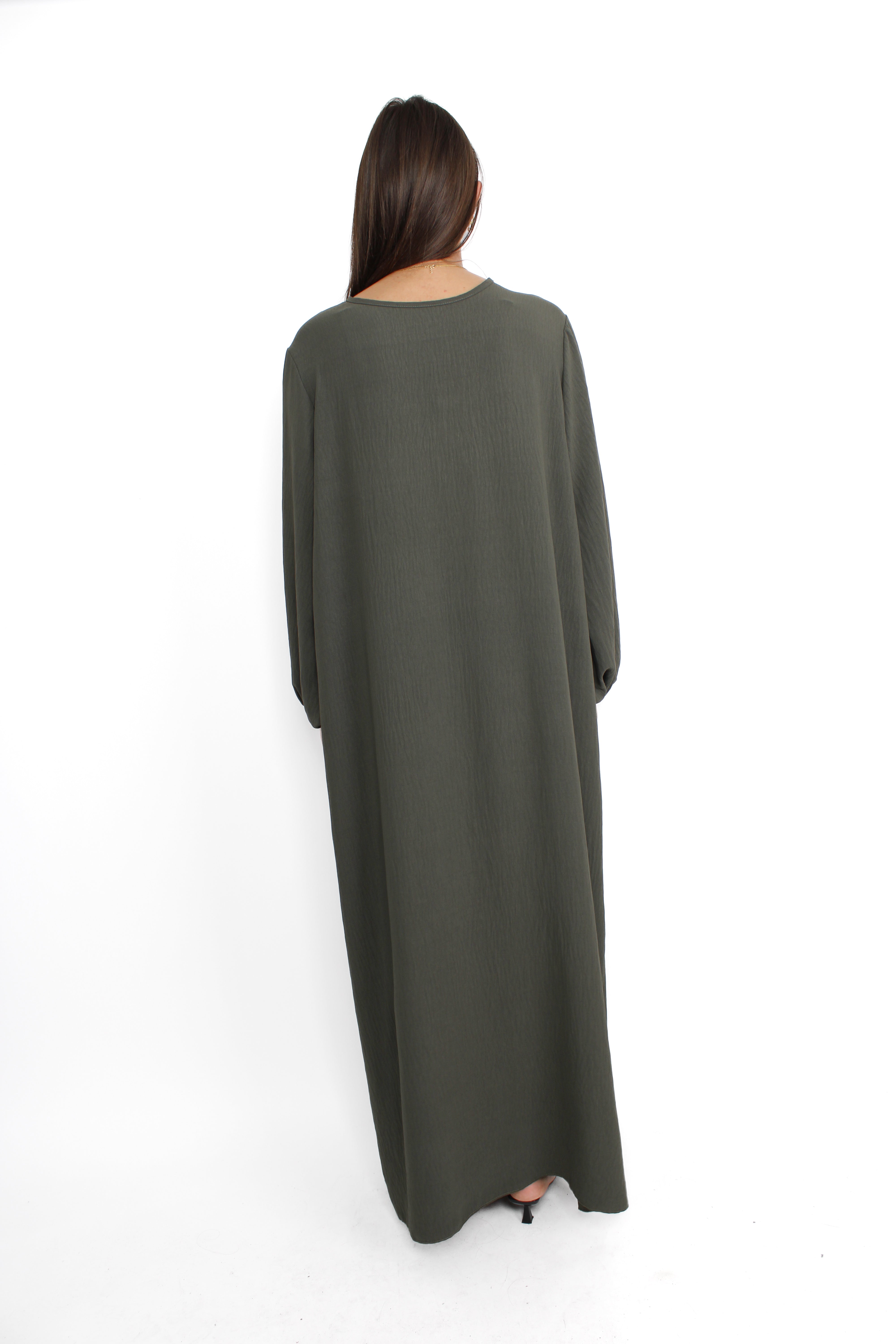 BASIC ABAYA - ARMY GREEN