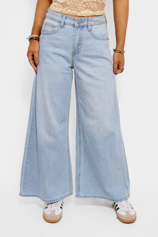 ''PETITE'' PALAZZO JEANS