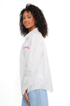 SAINT TROPEZ TOP BLOUSE - WHITE