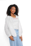 SAINT TROPEZ TOP BLOUSE - WHITE