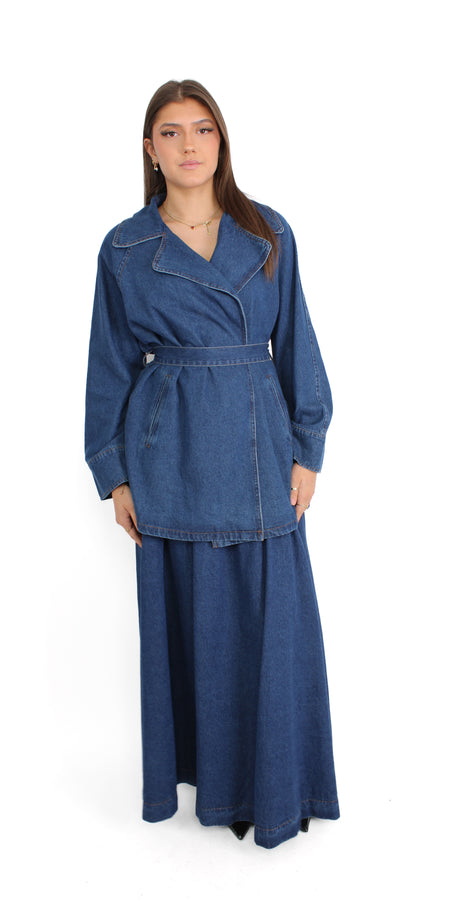 FILIZ DENIM SET - DENIM BLUE