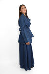 FILIZ DENIM SET - DENIM BLUE