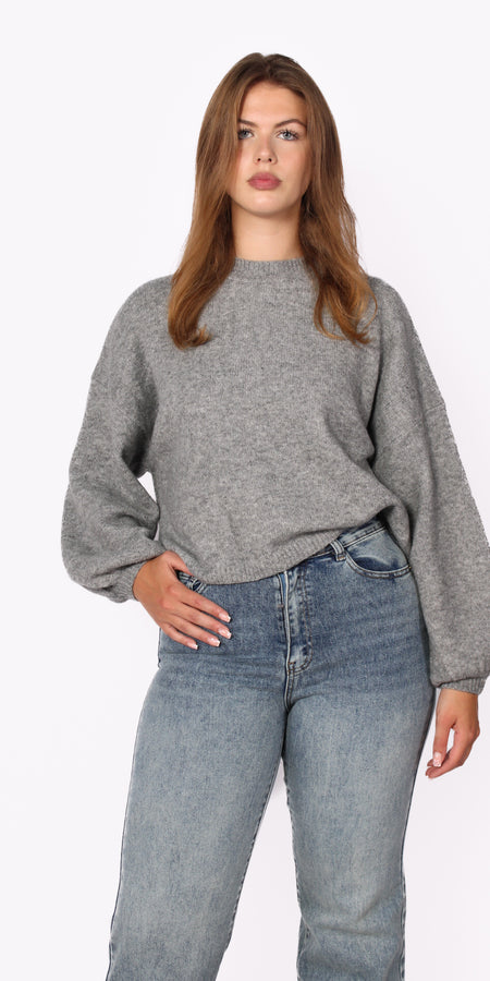 AMBER KNIT - GREY