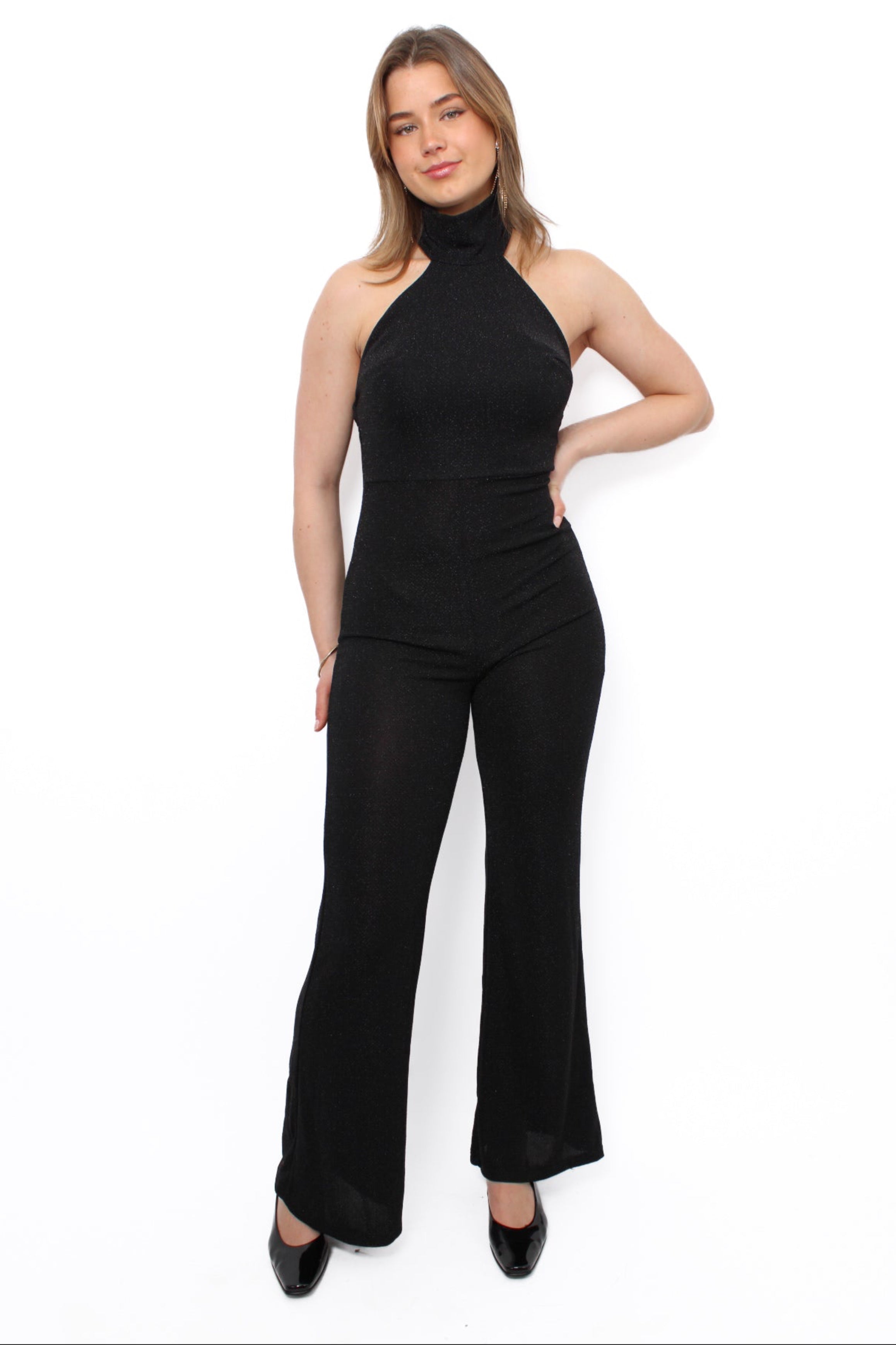 SPARKLING LUX JUMPSUIT - BLACK