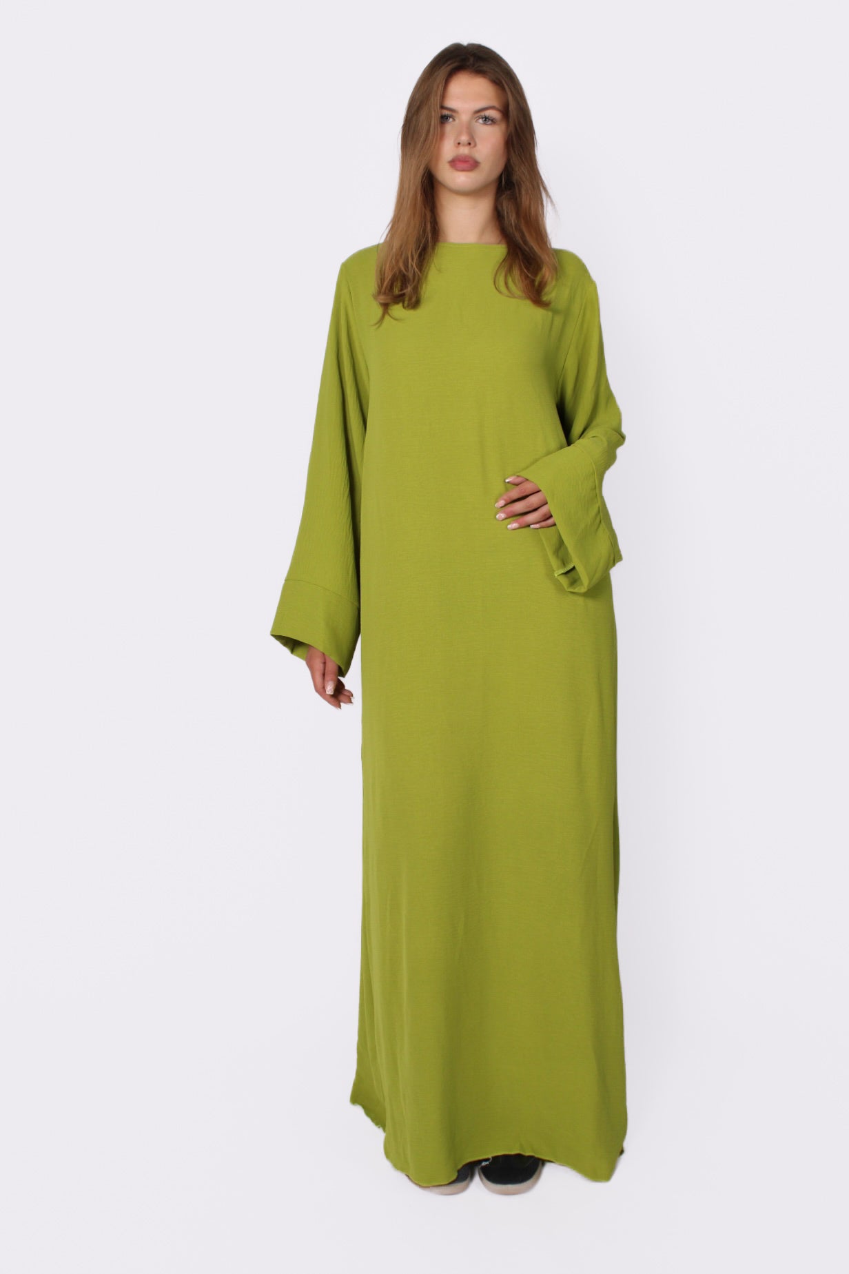 ''TALL'' MERVE DRESS - PISTACHE