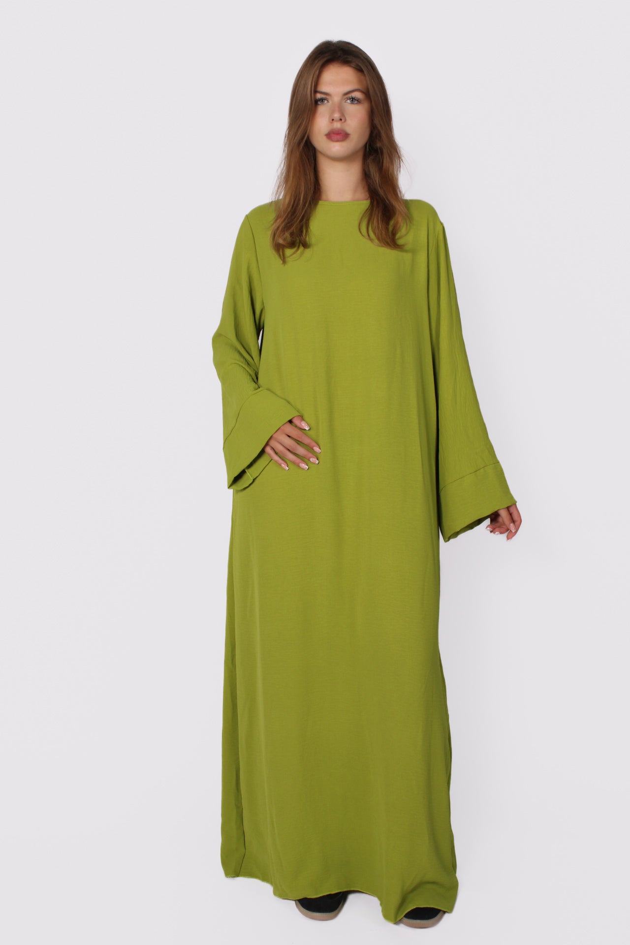 ''TALL'' MERVE DRESS - PISTACHE
