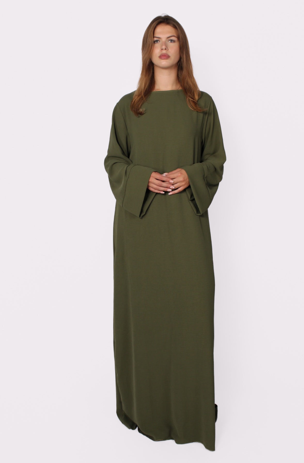 ''TALL'' MERVE DRESS - ARMY GREEN