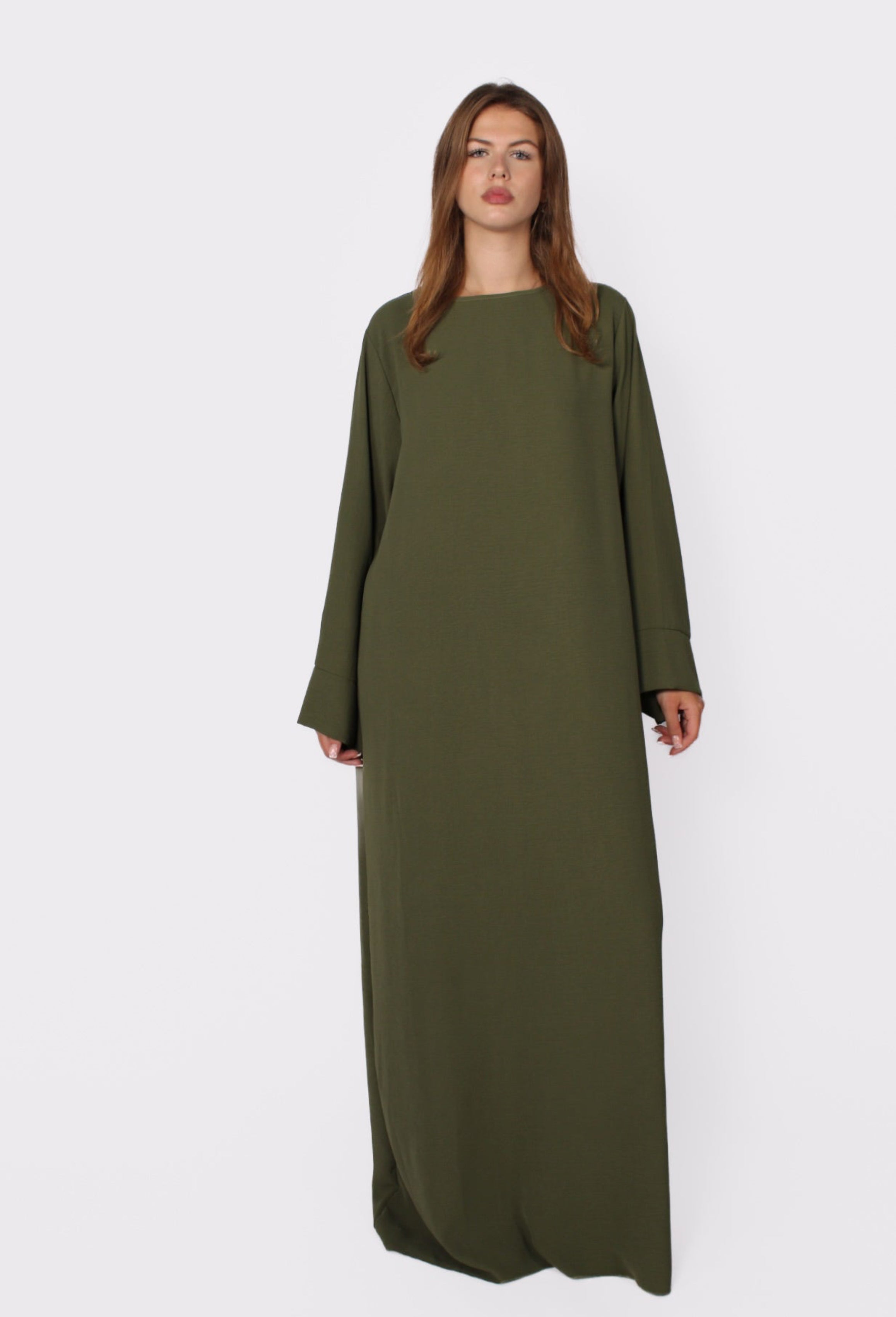 ''TALL'' MERVE DRESS - ARMY GREEN