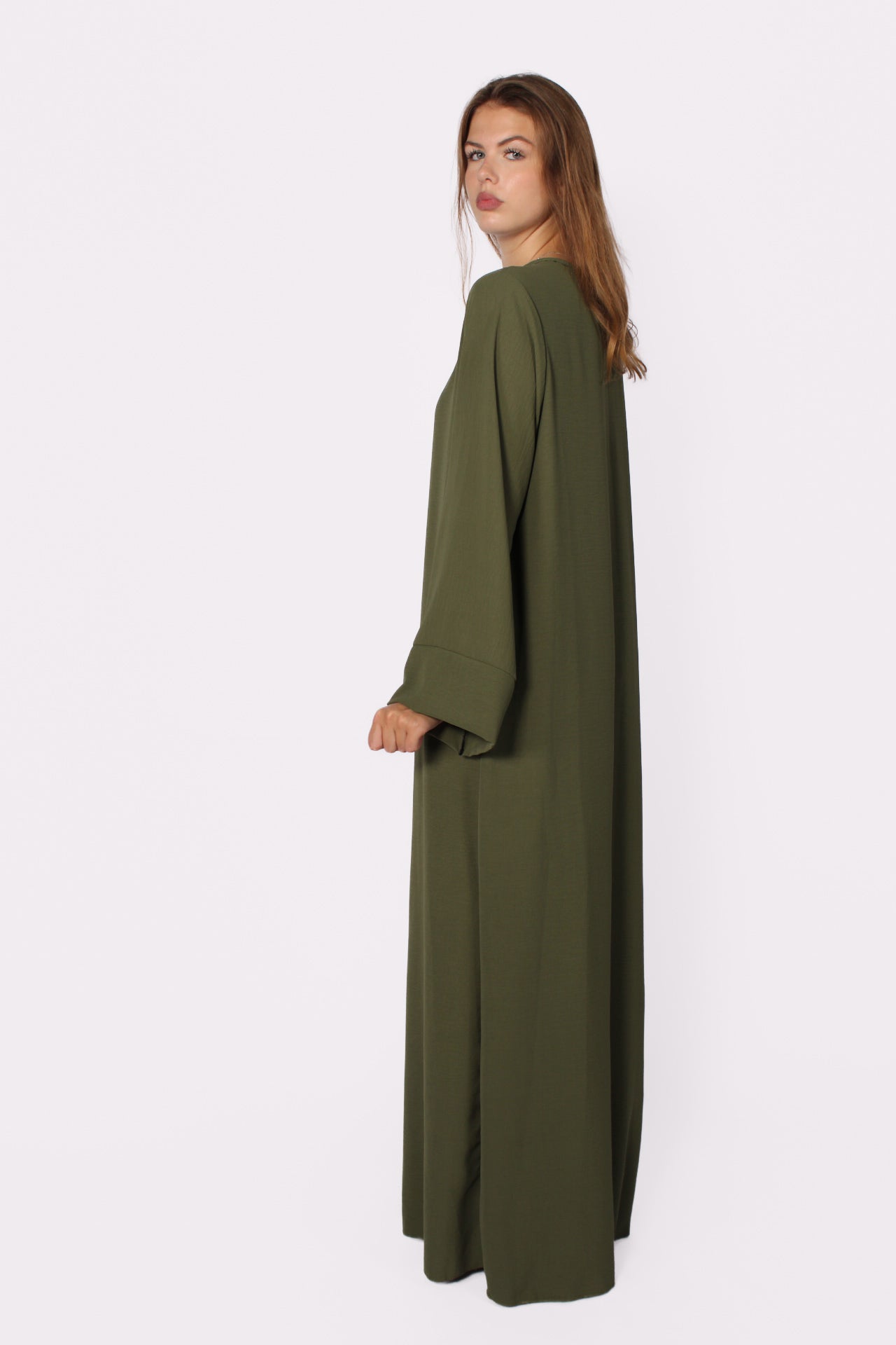 ''TALL'' MERVE DRESS - ARMY GREEN